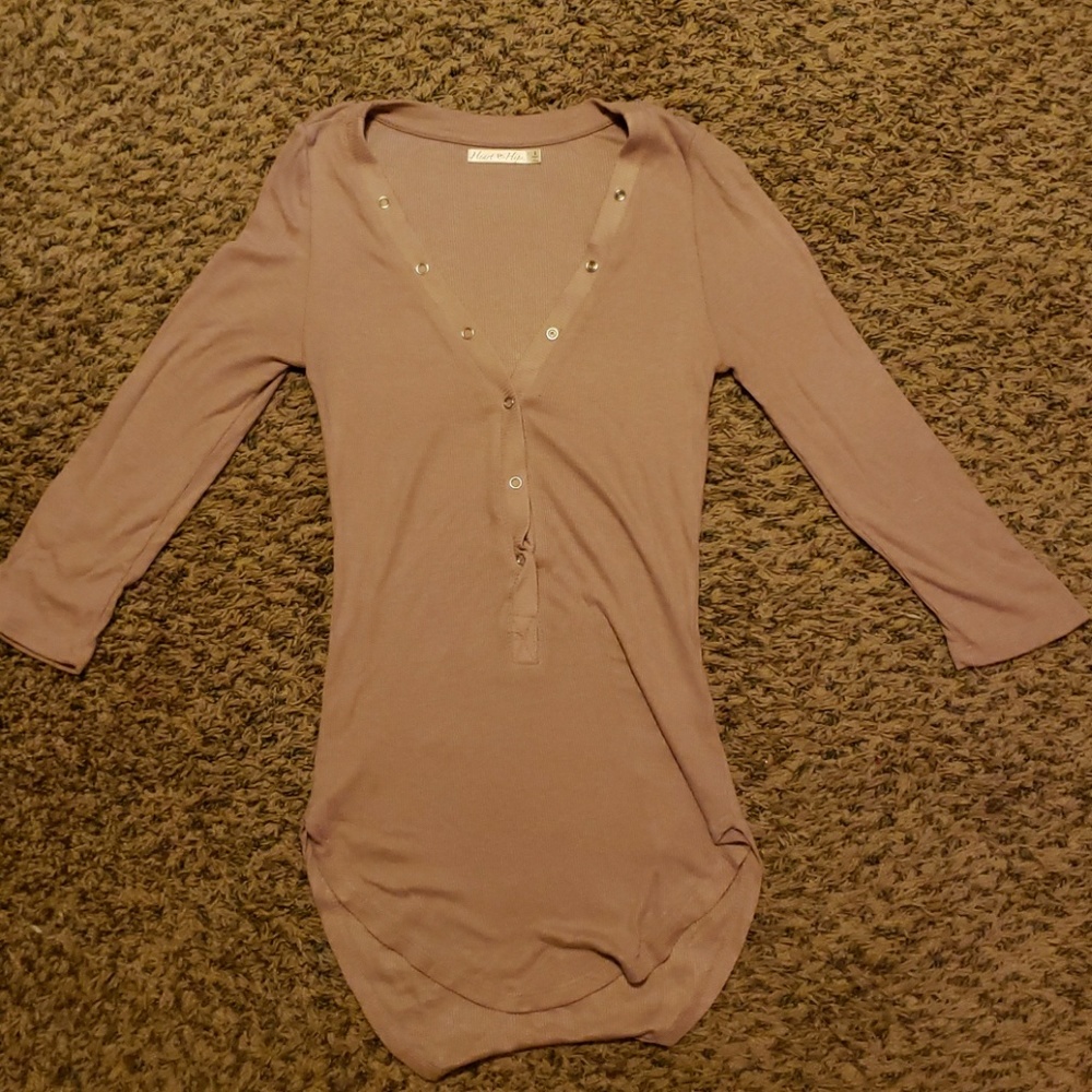 Three quarter Henley